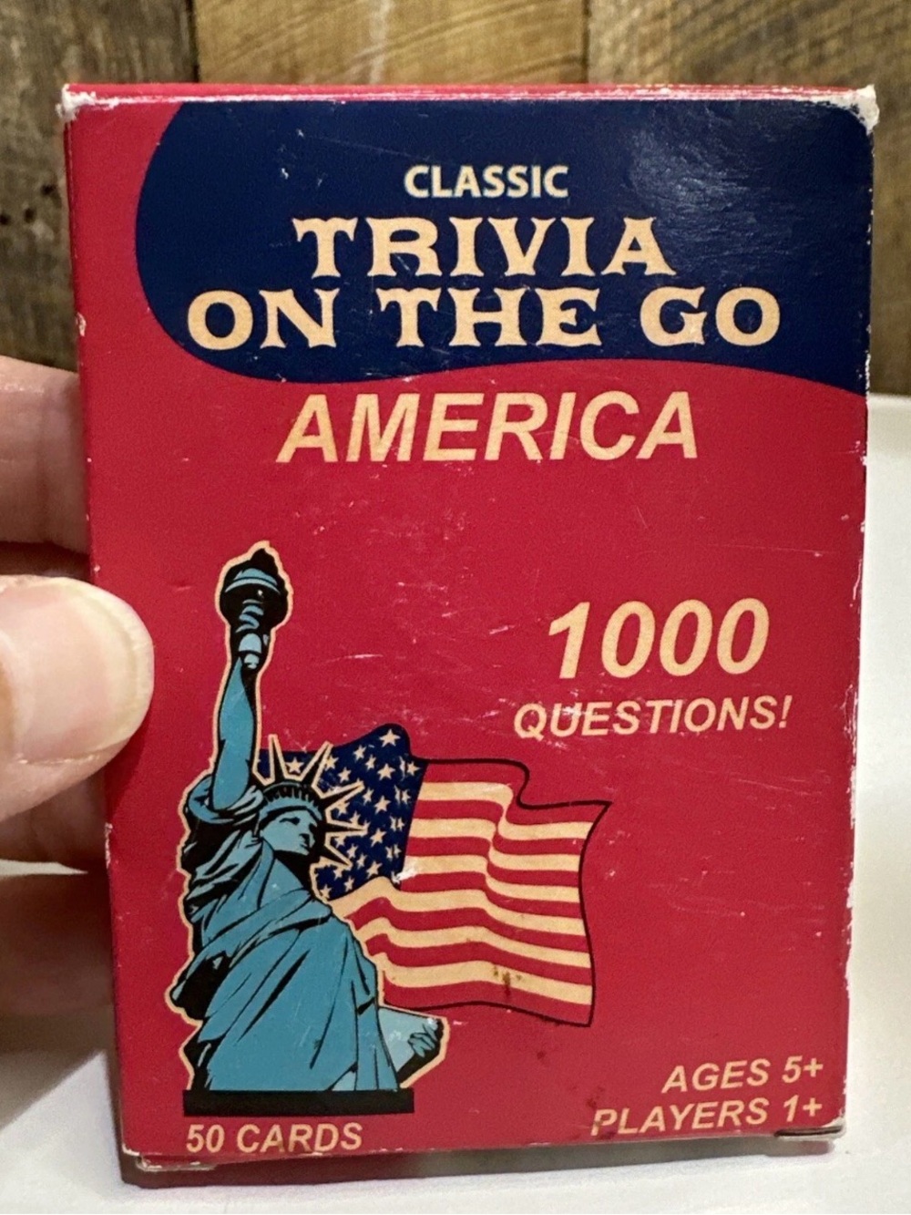 Vintage 2005 Classic Trivia On The Go 50 Cards 1000 Questions New In Box Cards